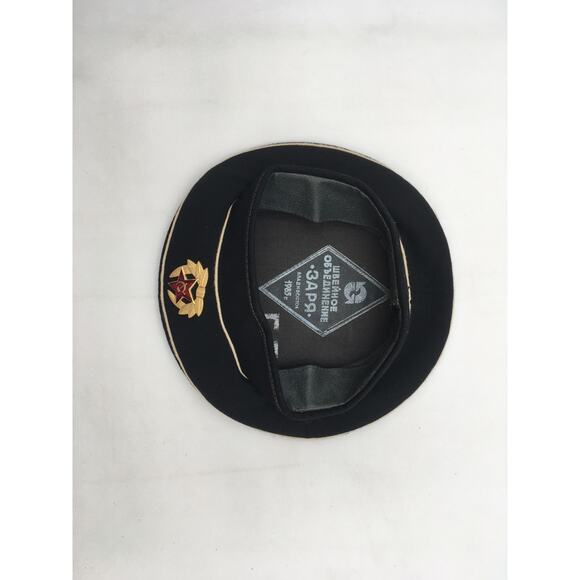 Soviet USSR Russian Military Navy Uniform Cap w/o Ribbons 1985 Size 53 - Picture 5 of 5